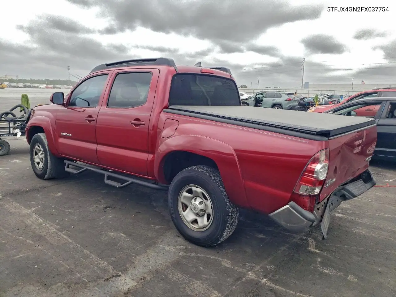5TFJX4GN2FX037754 2015 Toyota Tacoma Double Cab Prerunner