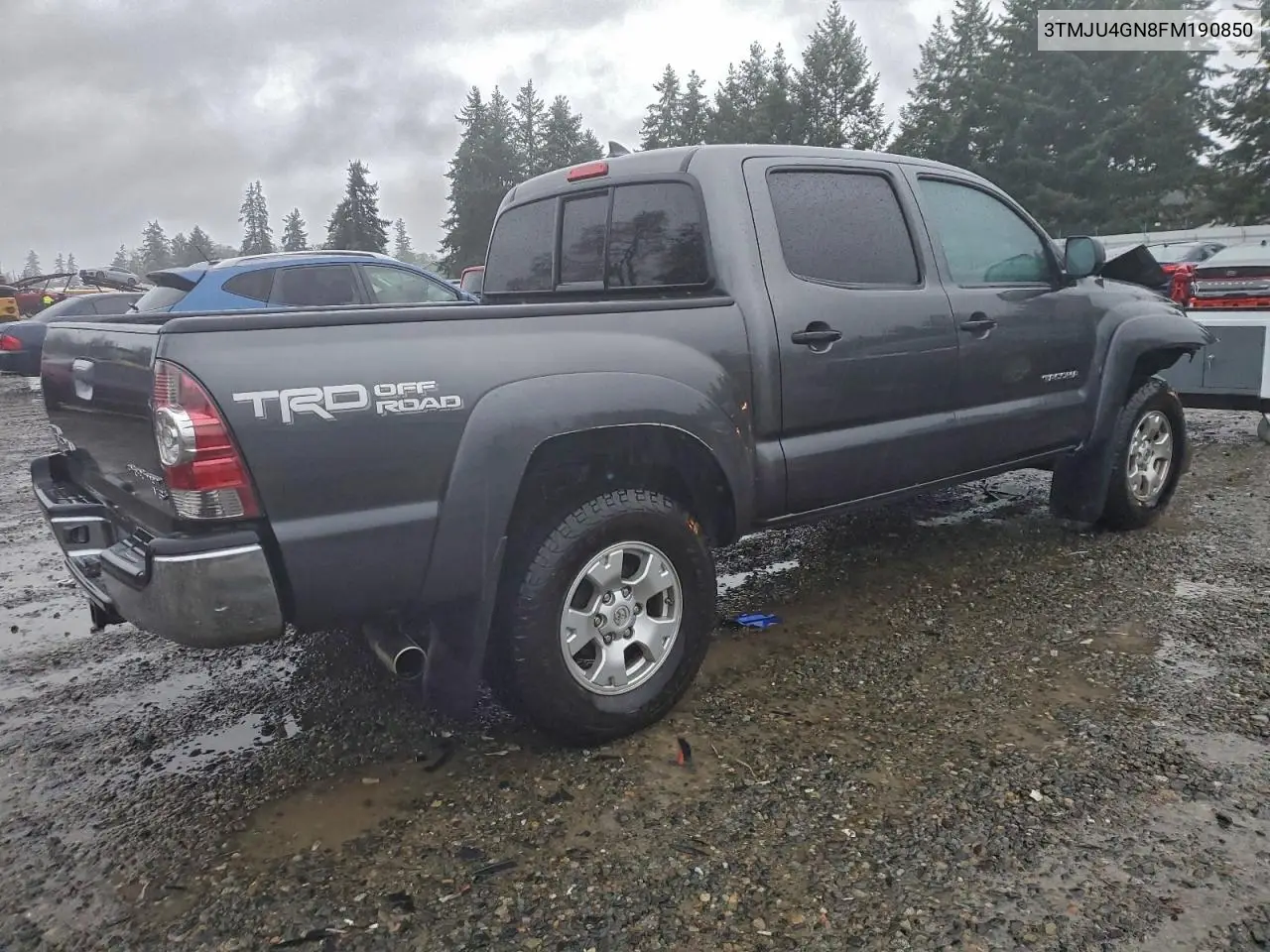 3TMJU4GN8FM190850 2015 Toyota Tacoma Double Cab Prerunner
