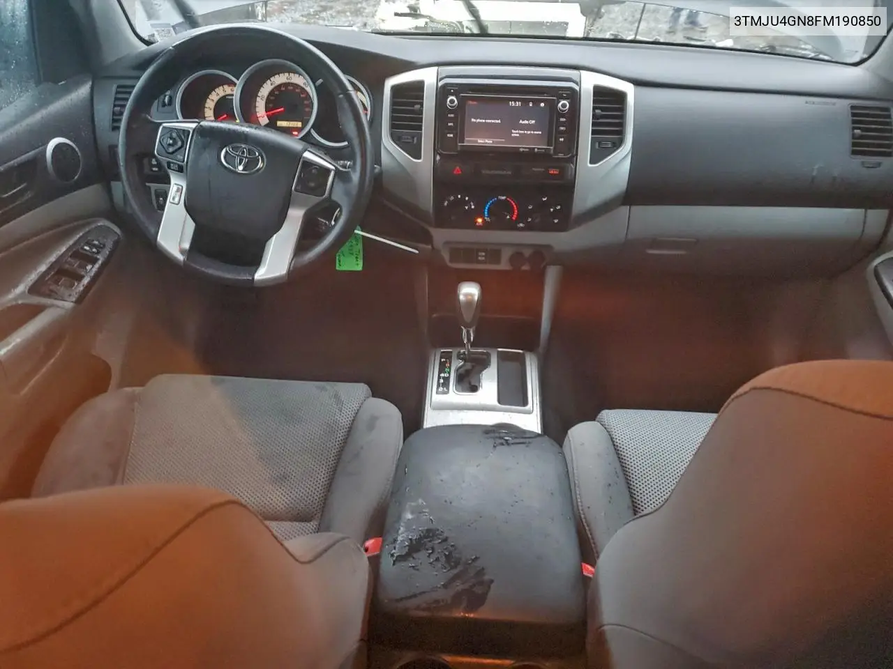 3TMJU4GN8FM190850 2015 Toyota Tacoma Double Cab Prerunner