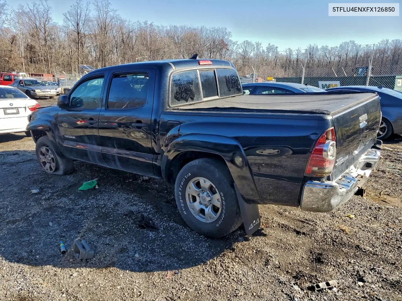 5TFLU4ENXFX126850 2015 Toyota Tacoma Double Cab