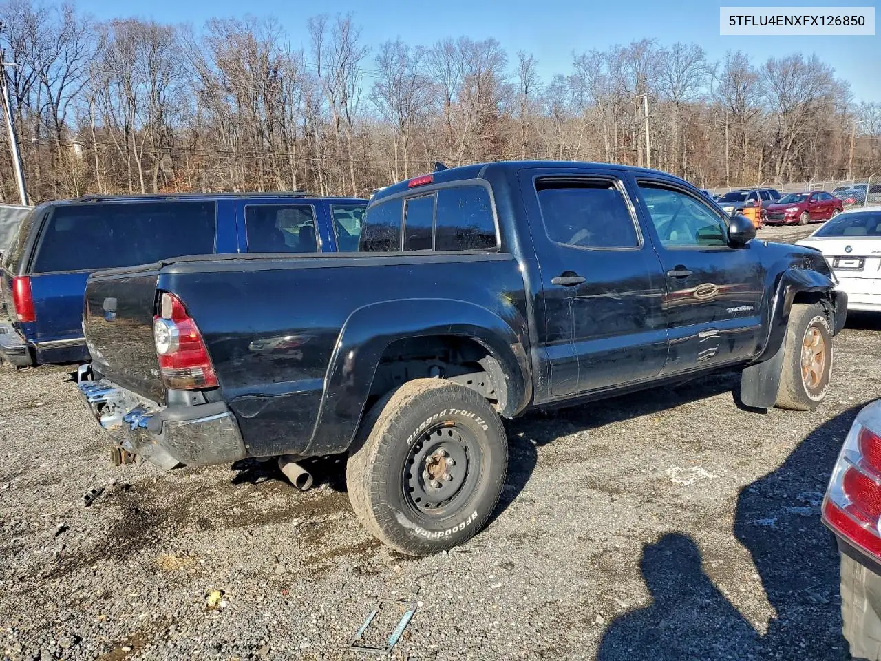 5TFLU4ENXFX126850 2015 Toyota Tacoma Double Cab