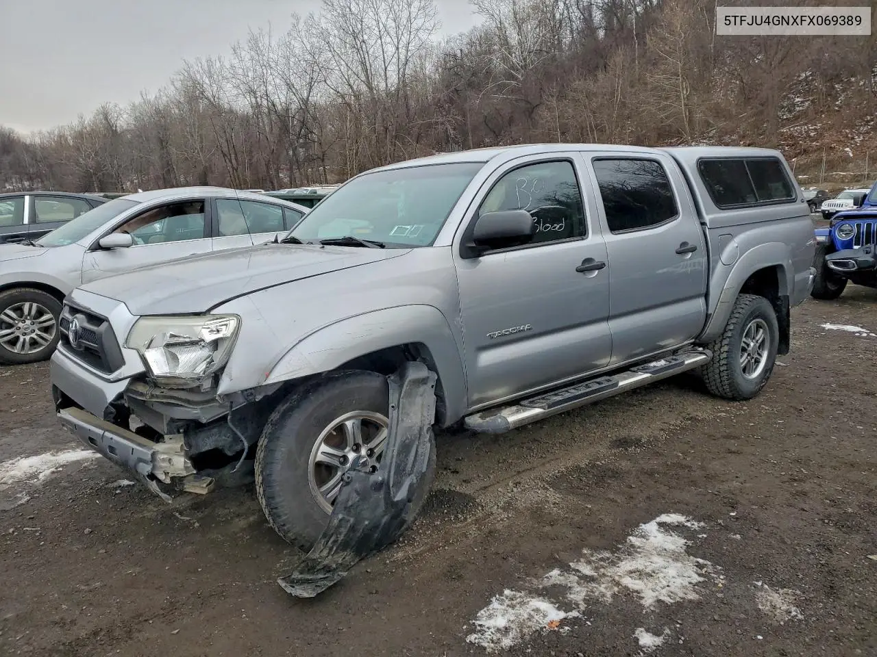 5TFJU4GNXFX069389 2015 Toyota Tacoma Double Cab Prerunner