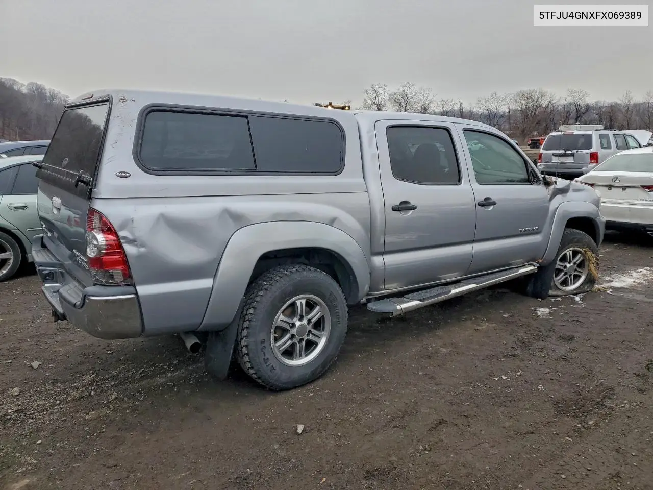 5TFJU4GNXFX069389 2015 Toyota Tacoma Double Cab Prerunner