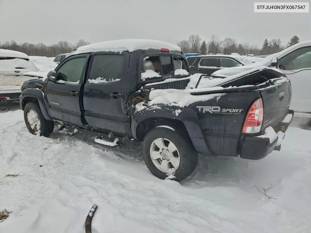 5TFJU4GN3FX067547 2015 Toyota Tacoma Double Cab Prerunner