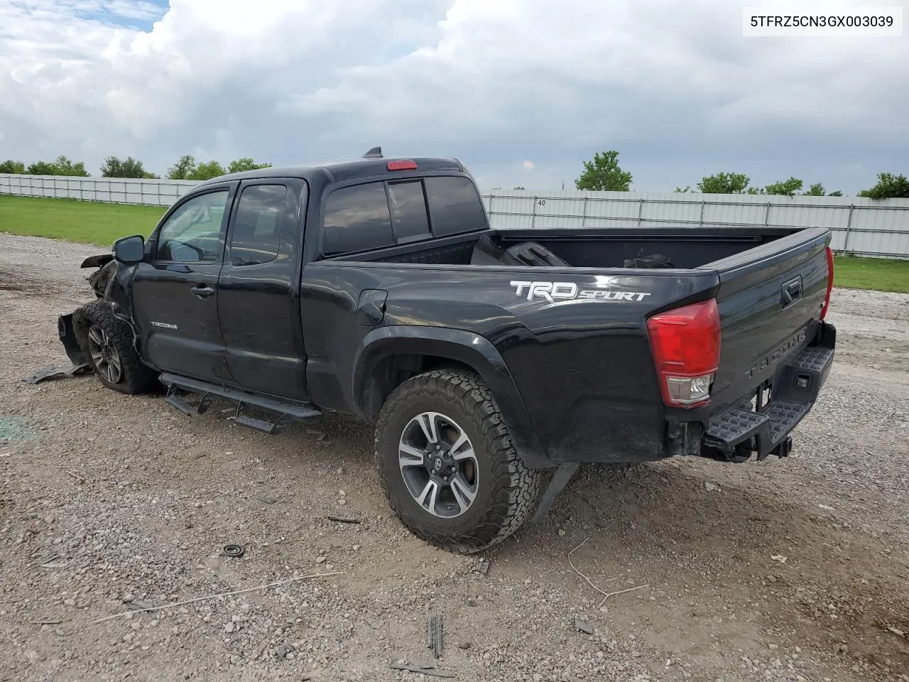 5TFRZ5CN3GX003039 2016 Toyota Tacoma Access Cab