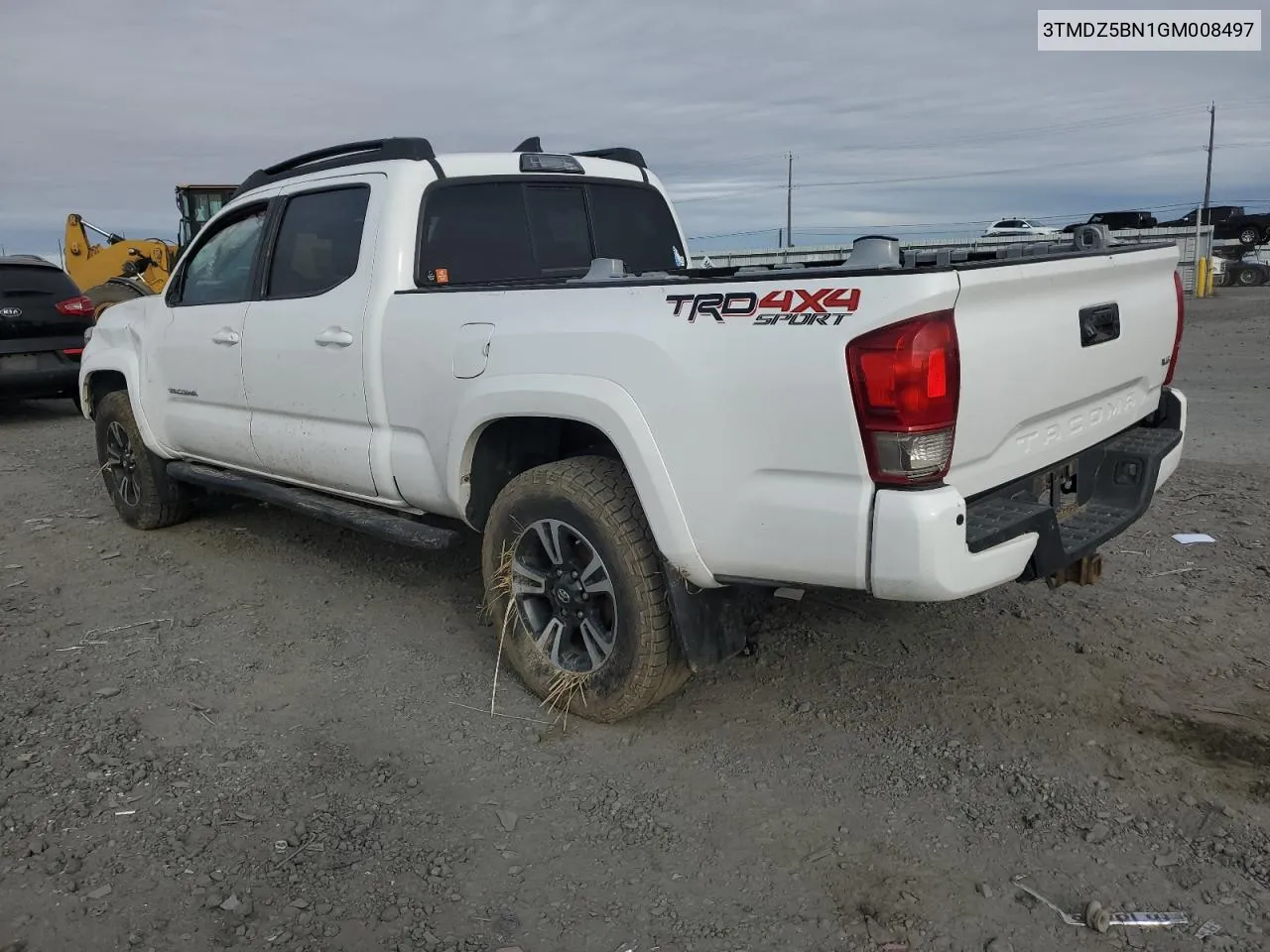 2016 Toyota Tacoma Double Cab VIN: 3TMDZ5BN1GM008497 Lot: 71815494