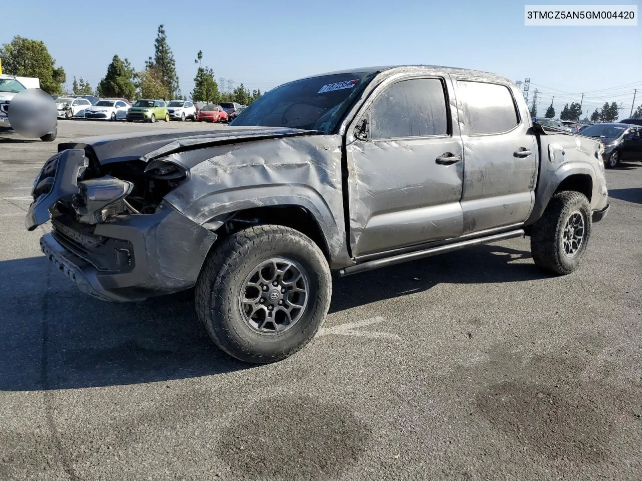 3TMCZ5AN5GM004420 2016 Toyota Tacoma Double Cab