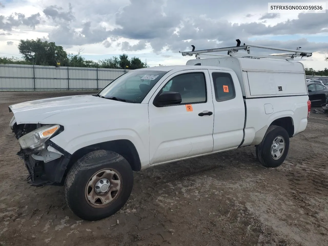 5TFRX5GN0GX059536 2016 Toyota Tacoma Access Cab