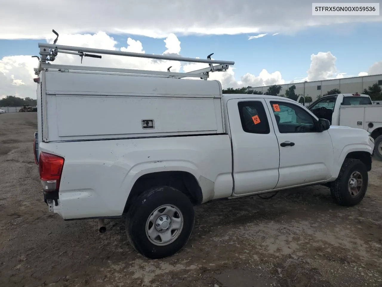 5TFRX5GN0GX059536 2016 Toyota Tacoma Access Cab