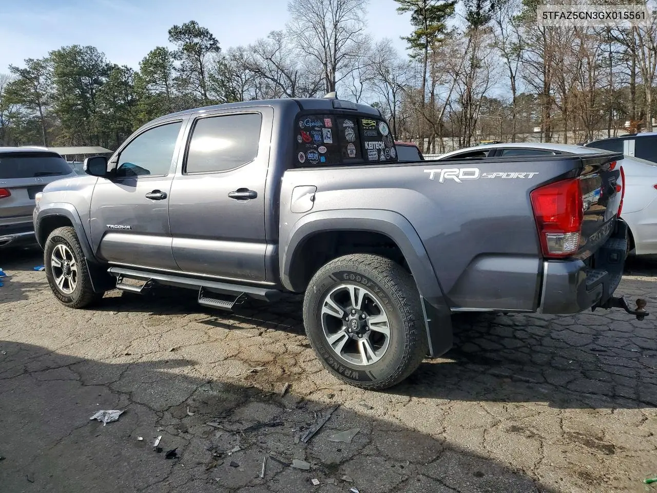 5TFAZ5CN3GX015561 2016 Toyota Tacoma Double Cab