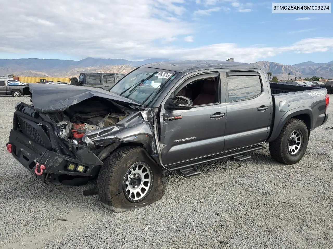 3TMCZ5AN4GM003274 2016 Toyota Tacoma Double Cab