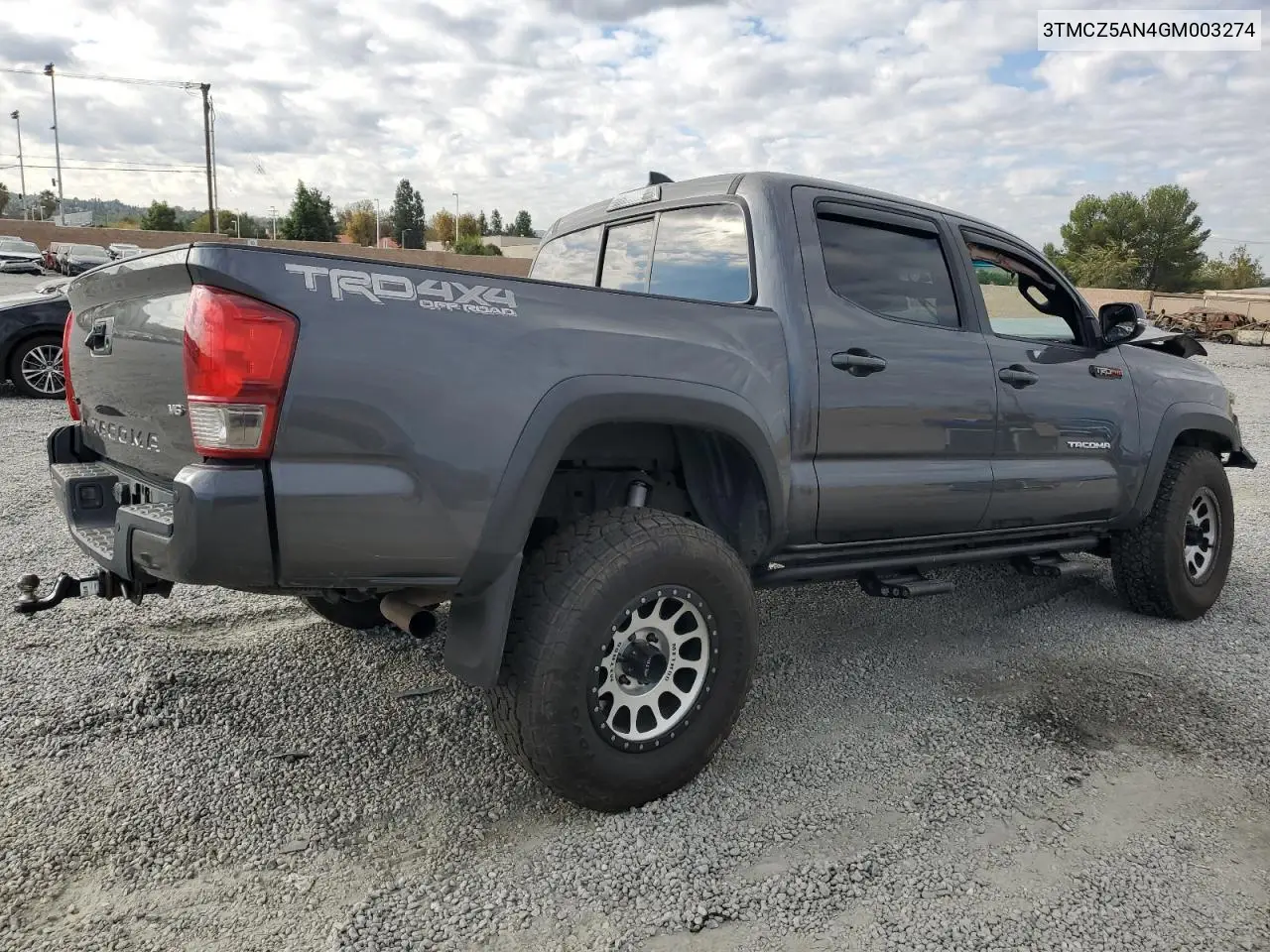 3TMCZ5AN4GM003274 2016 Toyota Tacoma Double Cab