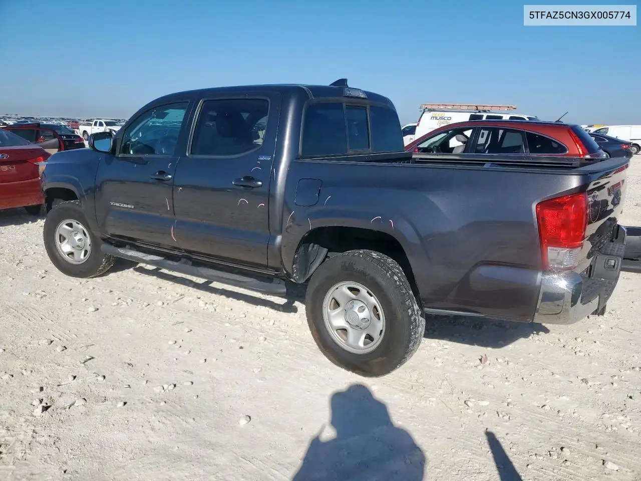 5TFAZ5CN3GX005774 2016 Toyota Tacoma Double Cab