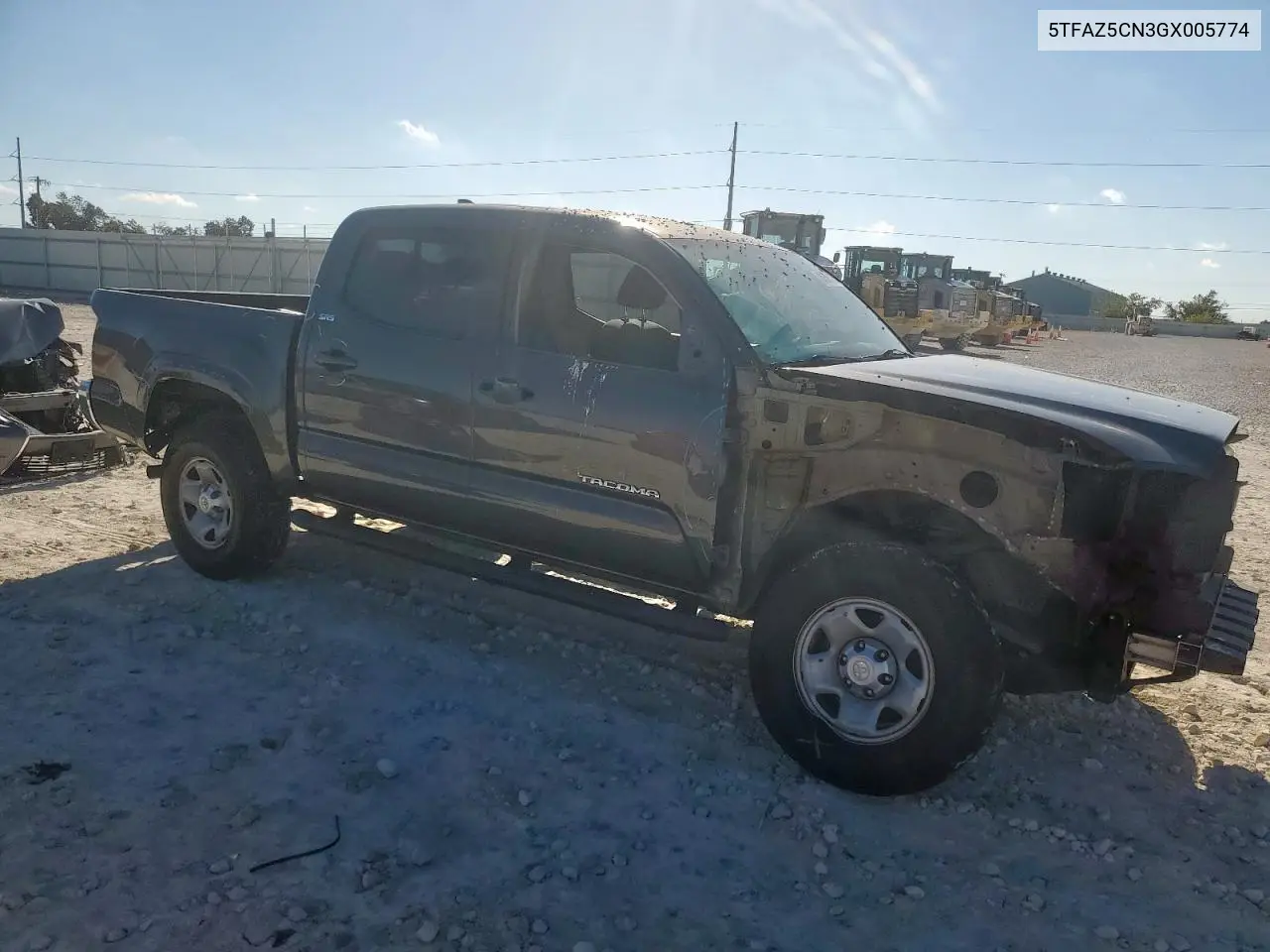 5TFAZ5CN3GX005774 2016 Toyota Tacoma Double Cab