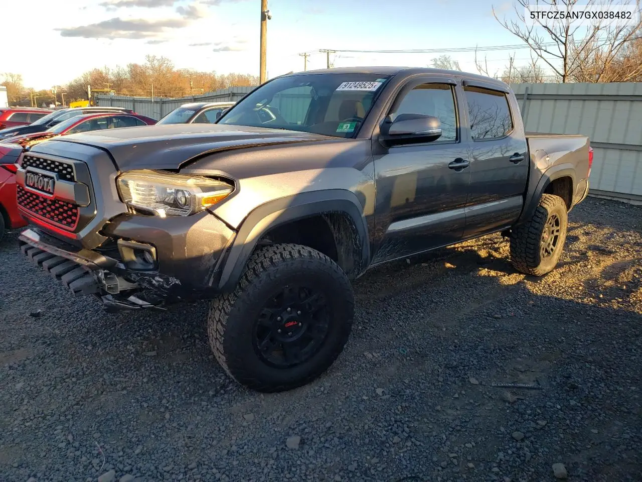 5TFCZ5AN7GX038482 2016 Toyota Tacoma Double Cab