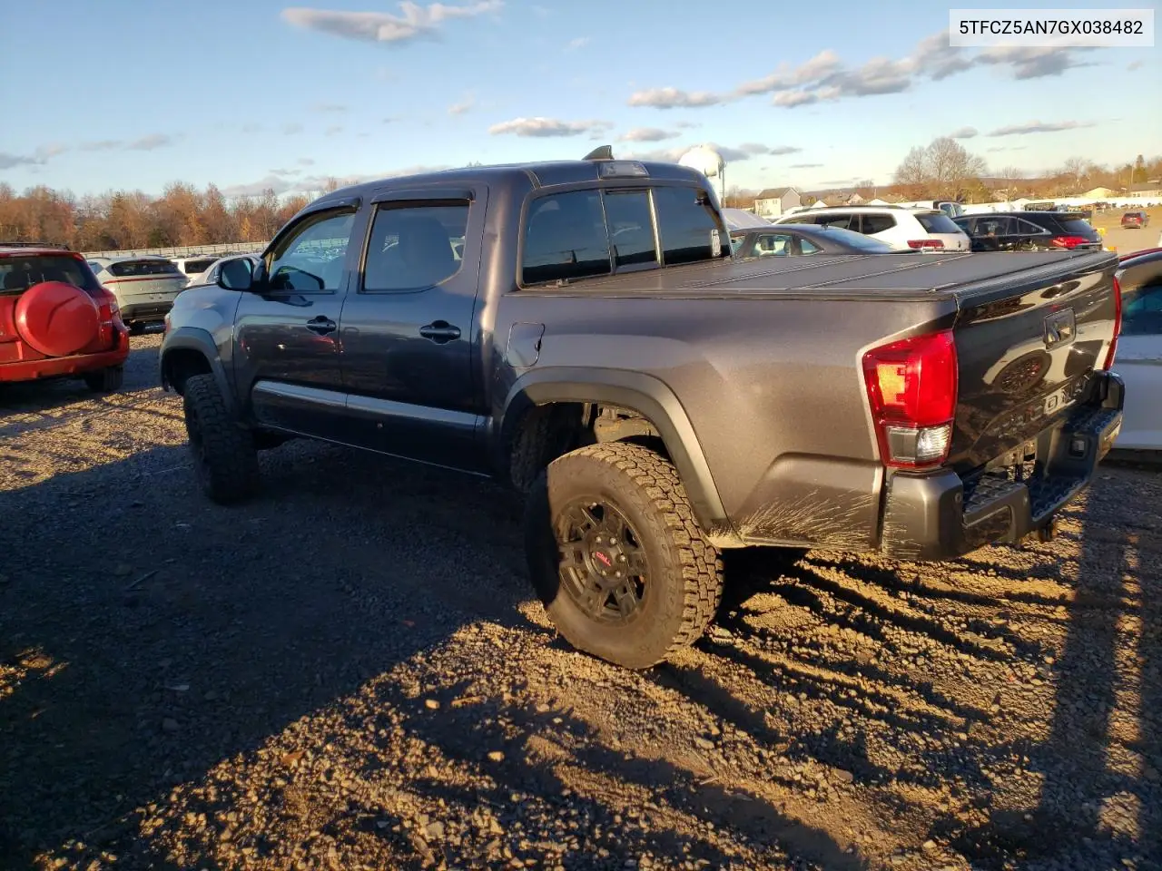 5TFCZ5AN7GX038482 2016 Toyota Tacoma Double Cab