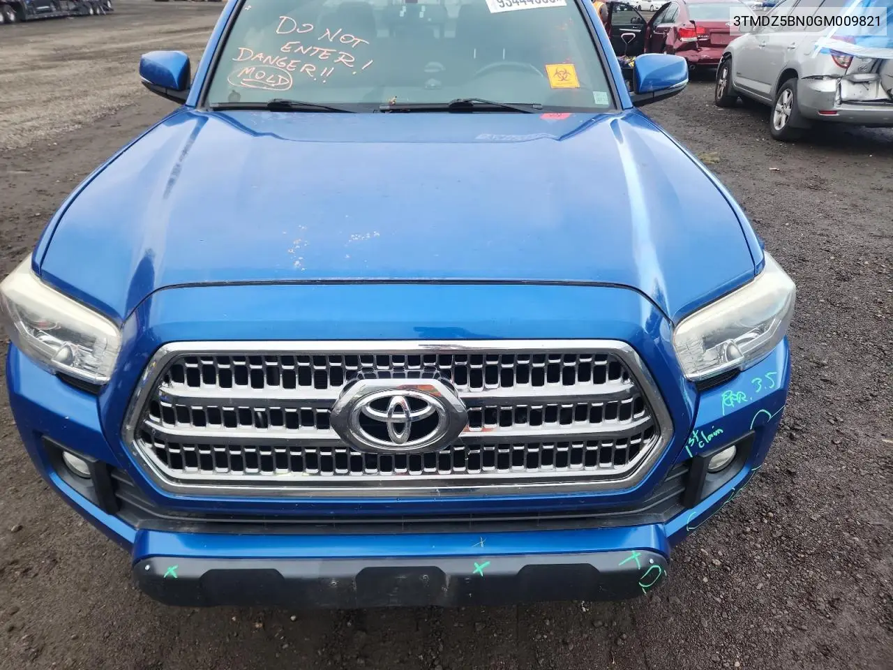 3TMDZ5BN0GM009821 2016 Toyota Tacoma Double Cab