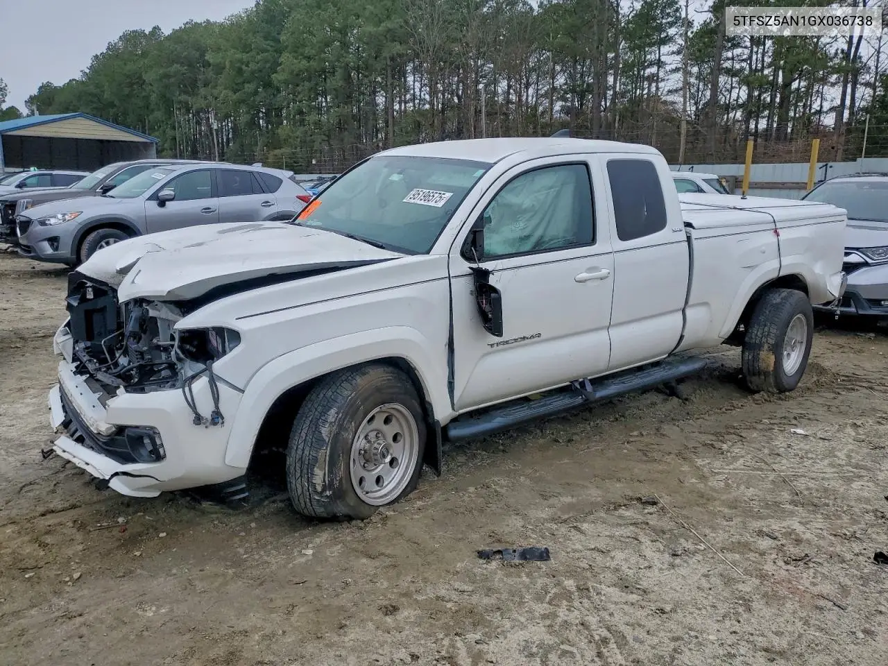 5TFSZ5AN1GX036738 2016 Toyota Tacoma Access Cab