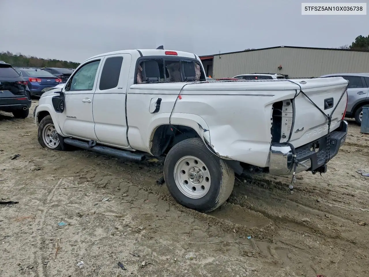 5TFSZ5AN1GX036738 2016 Toyota Tacoma Access Cab