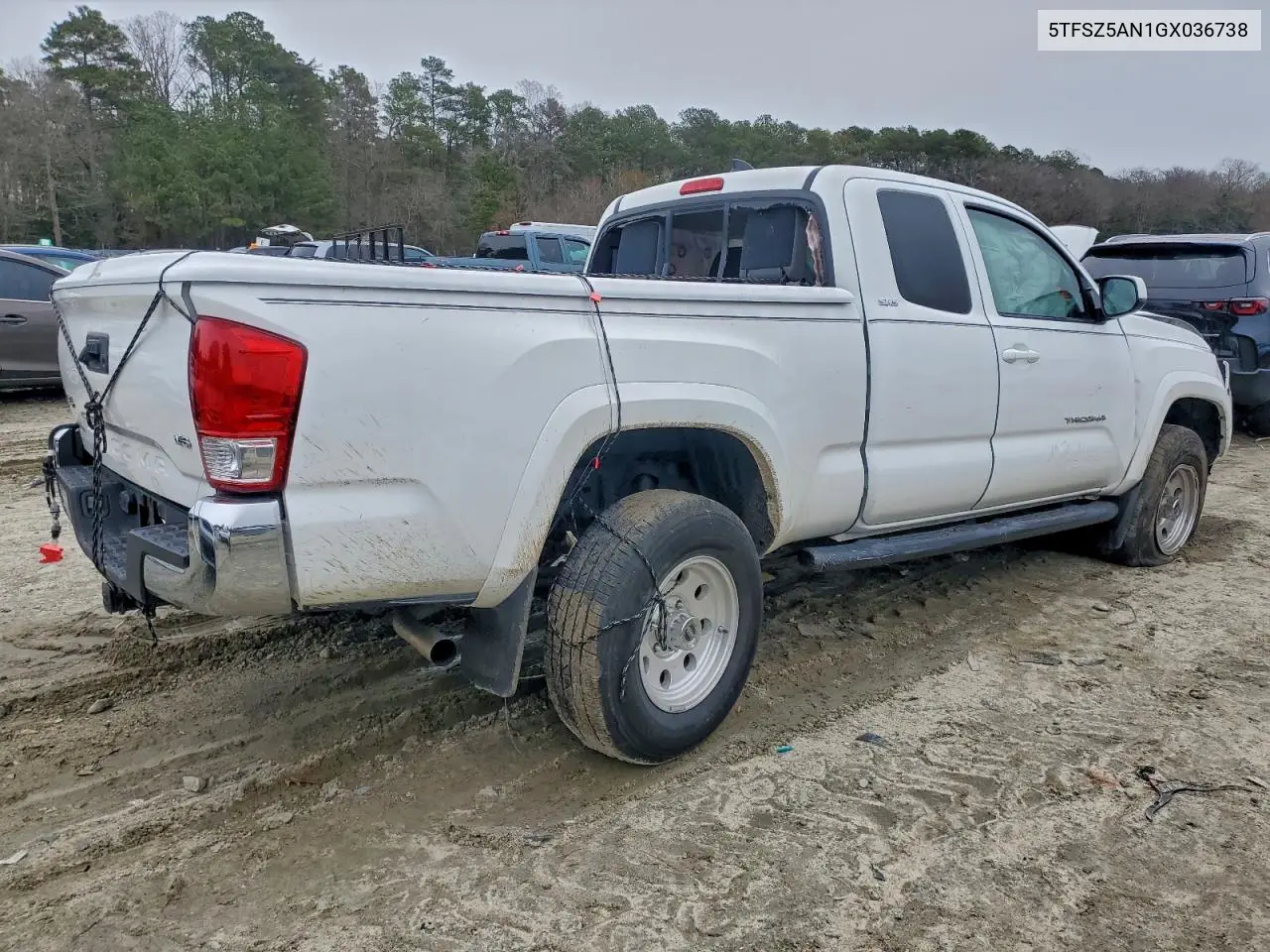5TFSZ5AN1GX036738 2016 Toyota Tacoma Access Cab