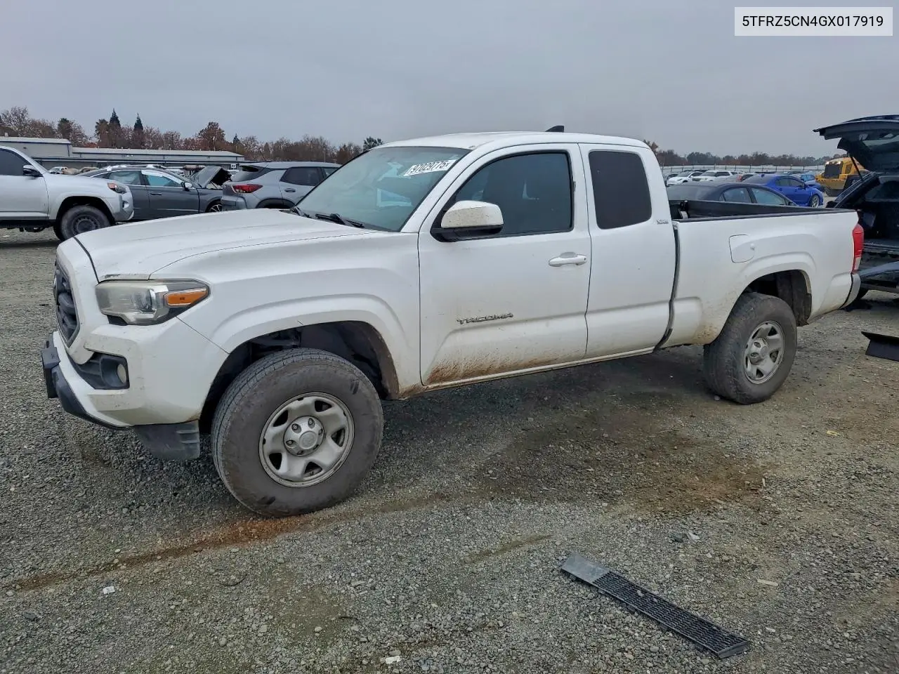 5TFRZ5CN4GX017919 2016 Toyota Tacoma Access Cab