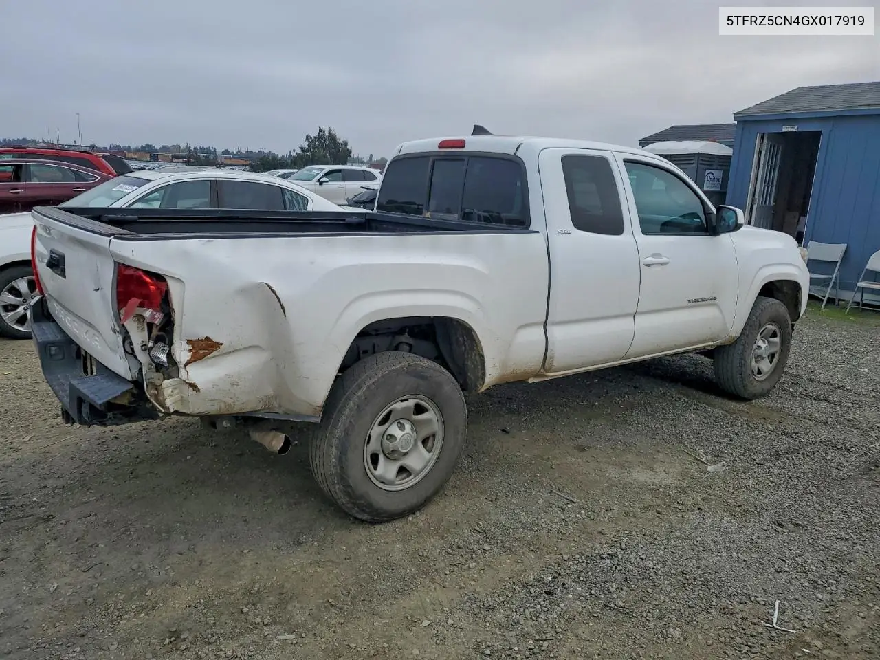 5TFRZ5CN4GX017919 2016 Toyota Tacoma Access Cab