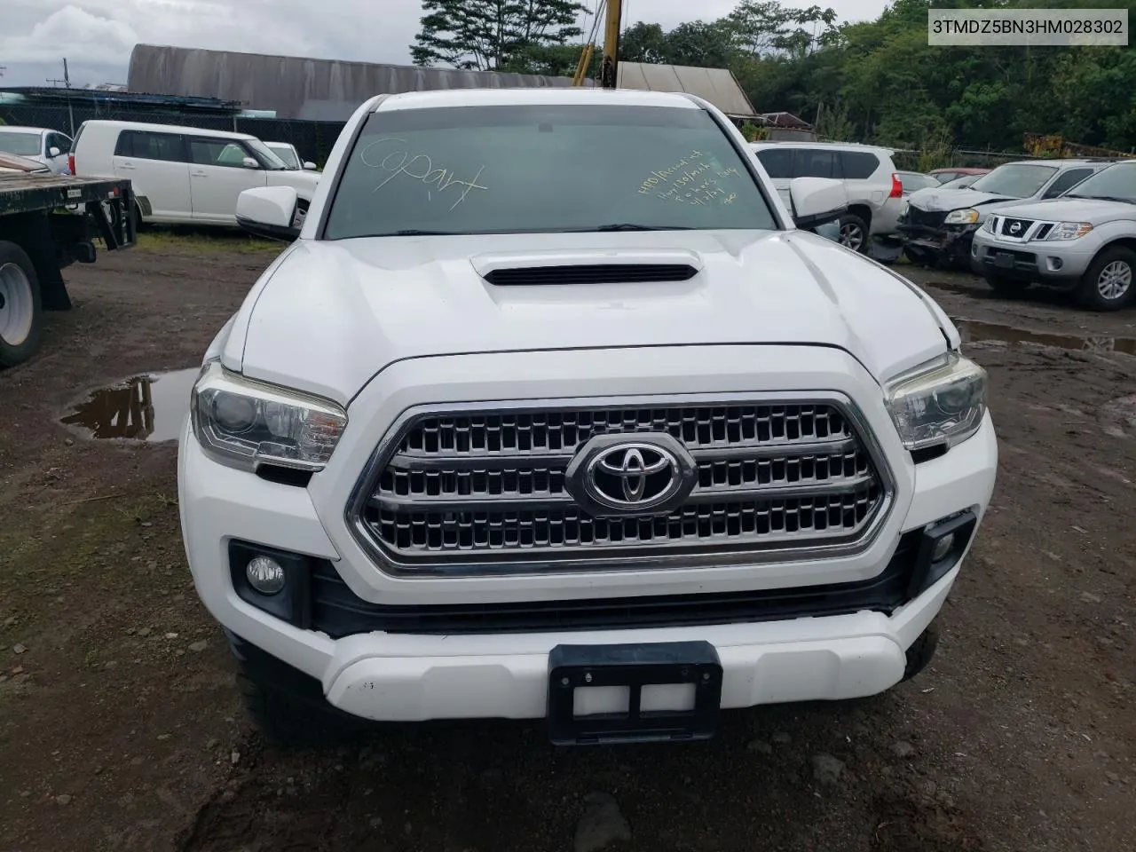 2017 Toyota Tacoma Double Cab VIN: 3TMDZ5BN3HM028302 Lot: 49849354