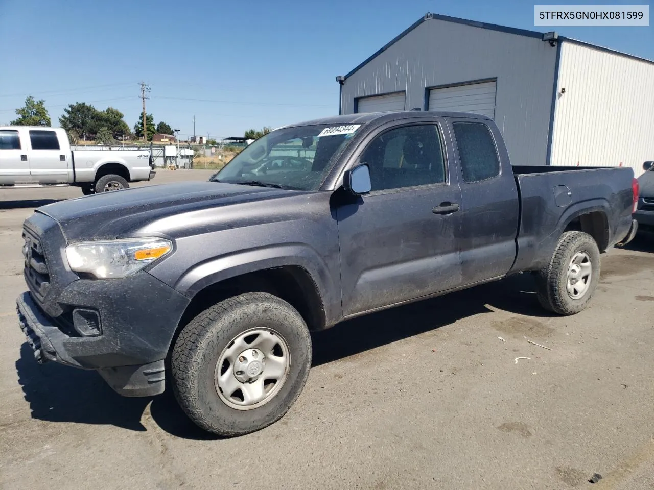 2017 Toyota Tacoma Access Cab VIN: 5TFRX5GN0HX081599 Lot: 69094344