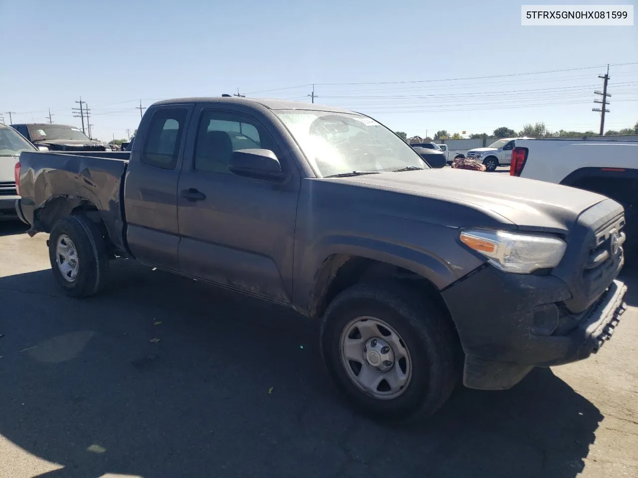 2017 Toyota Tacoma Access Cab VIN: 5TFRX5GN0HX081599 Lot: 69094344