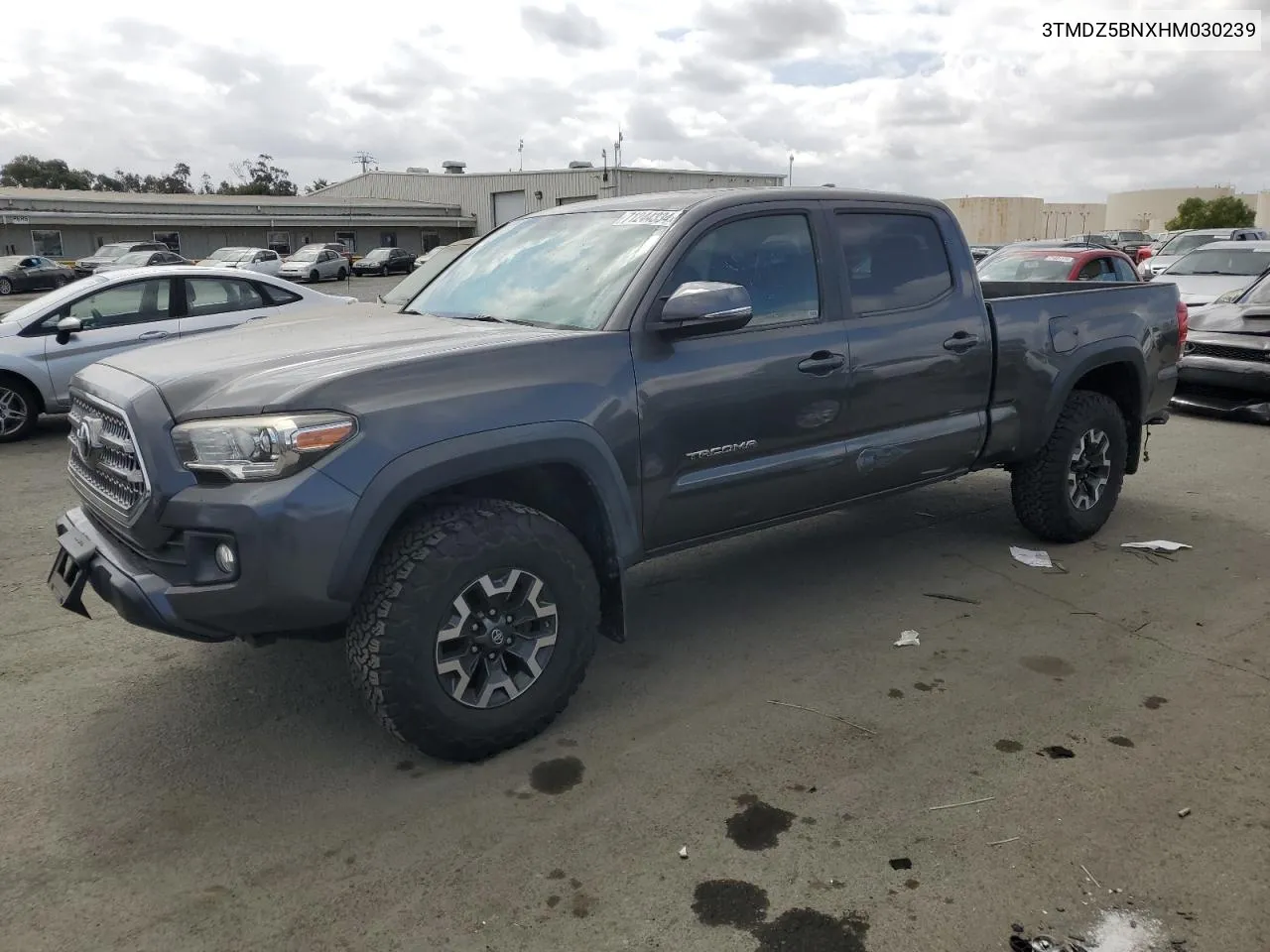 3TMDZ5BNXHM030239 2017 Toyota Tacoma Double Cab