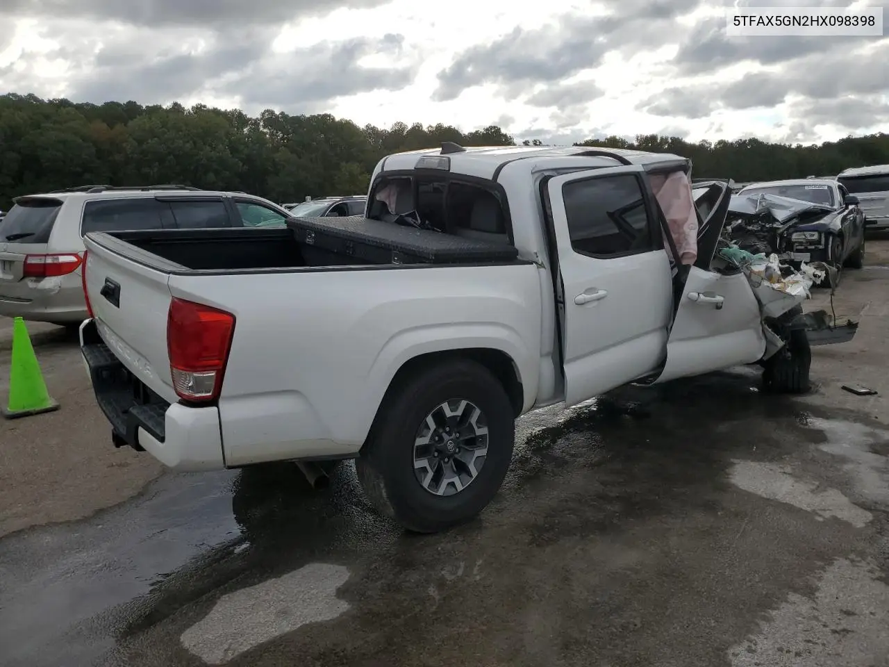 5TFAX5GN2HX098398 2017 Toyota Tacoma Double Cab