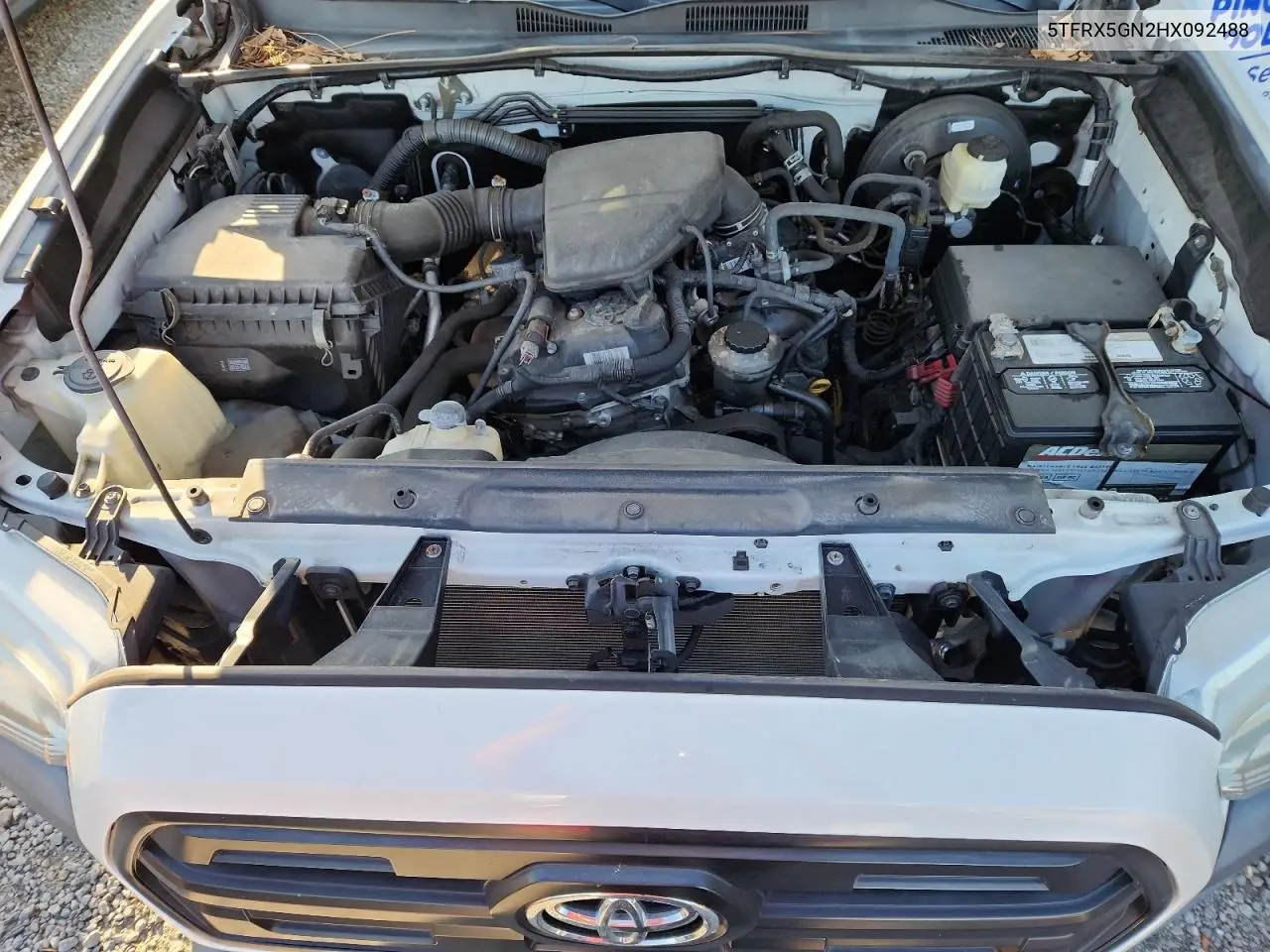5TFRX5GN2HX092488 2017 Toyota Tacoma Access Cab
