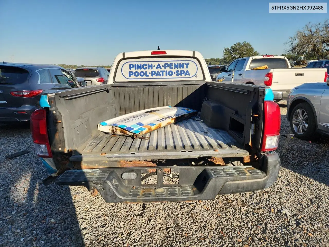 5TFRX5GN2HX092488 2017 Toyota Tacoma Access Cab