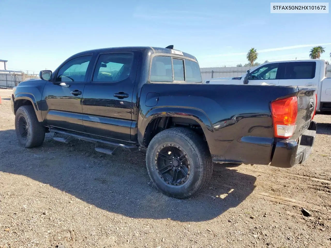 5TFAX5GN2HX101672 2017 Toyota Tacoma Double Cab