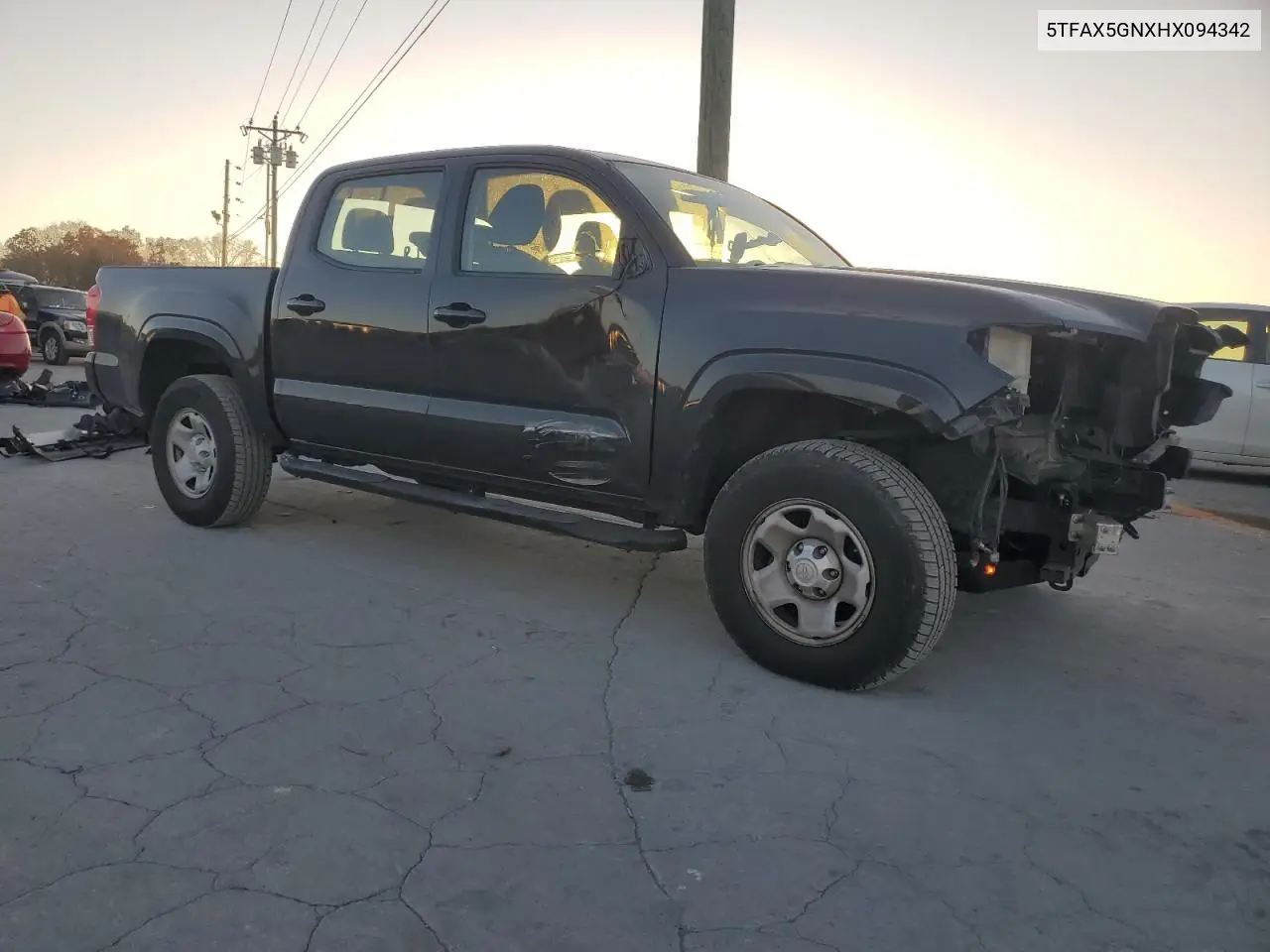 5TFAX5GNXHX094342 2017 Toyota Tacoma Double Cab