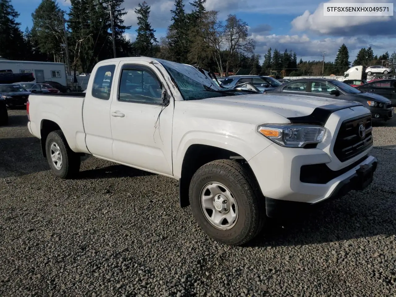 5TFSX5ENXHX049571 2017 Toyota Tacoma Access Cab