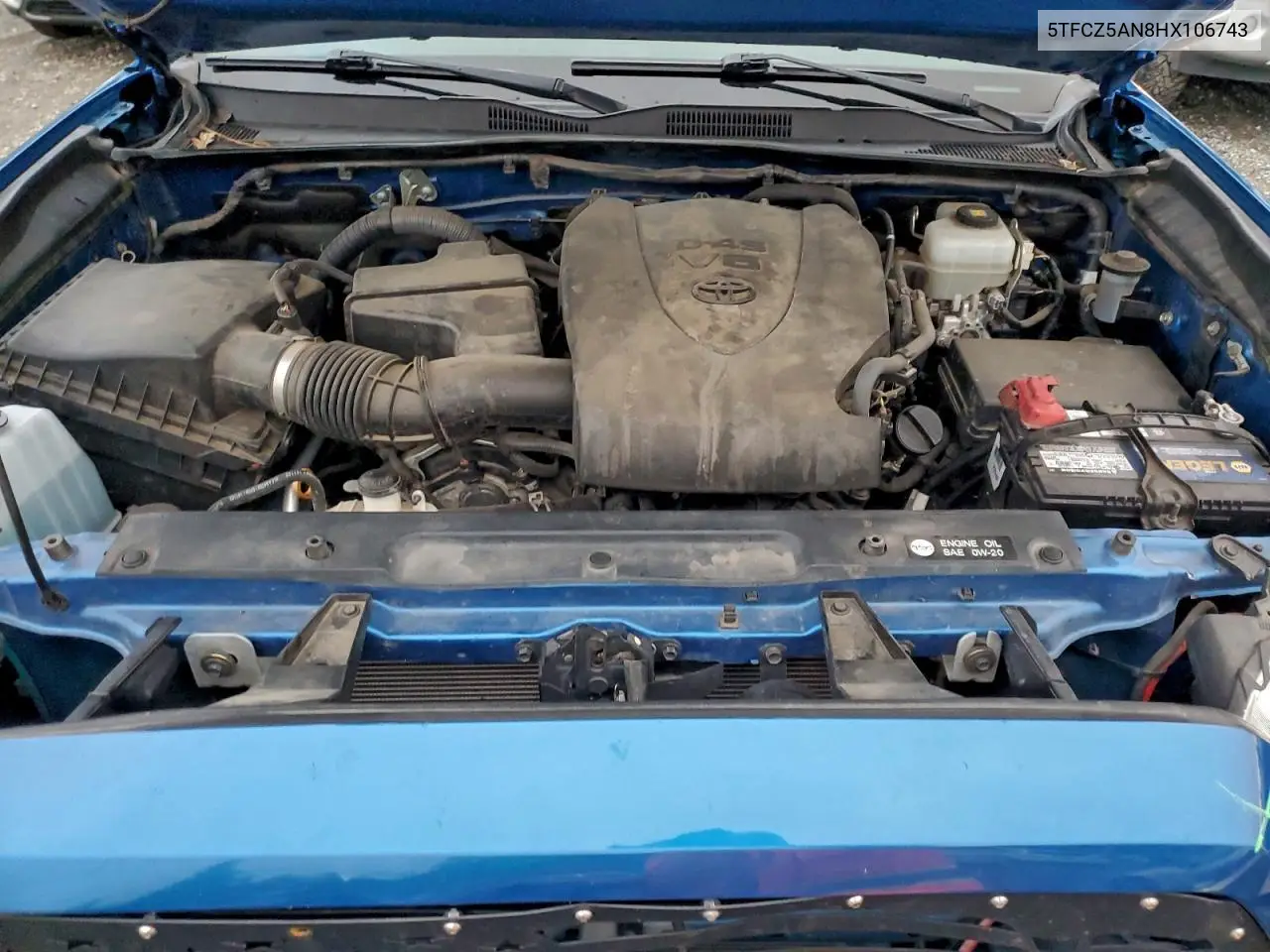 5TFCZ5AN8HX106743 2017 Toyota Tacoma Double Cab