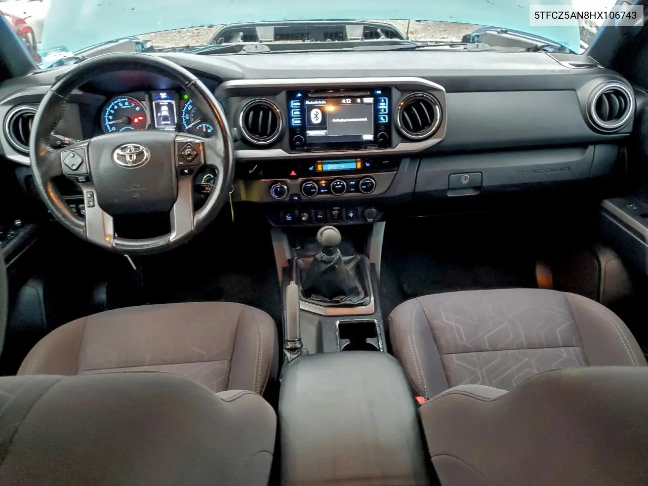 5TFCZ5AN8HX106743 2017 Toyota Tacoma Double Cab