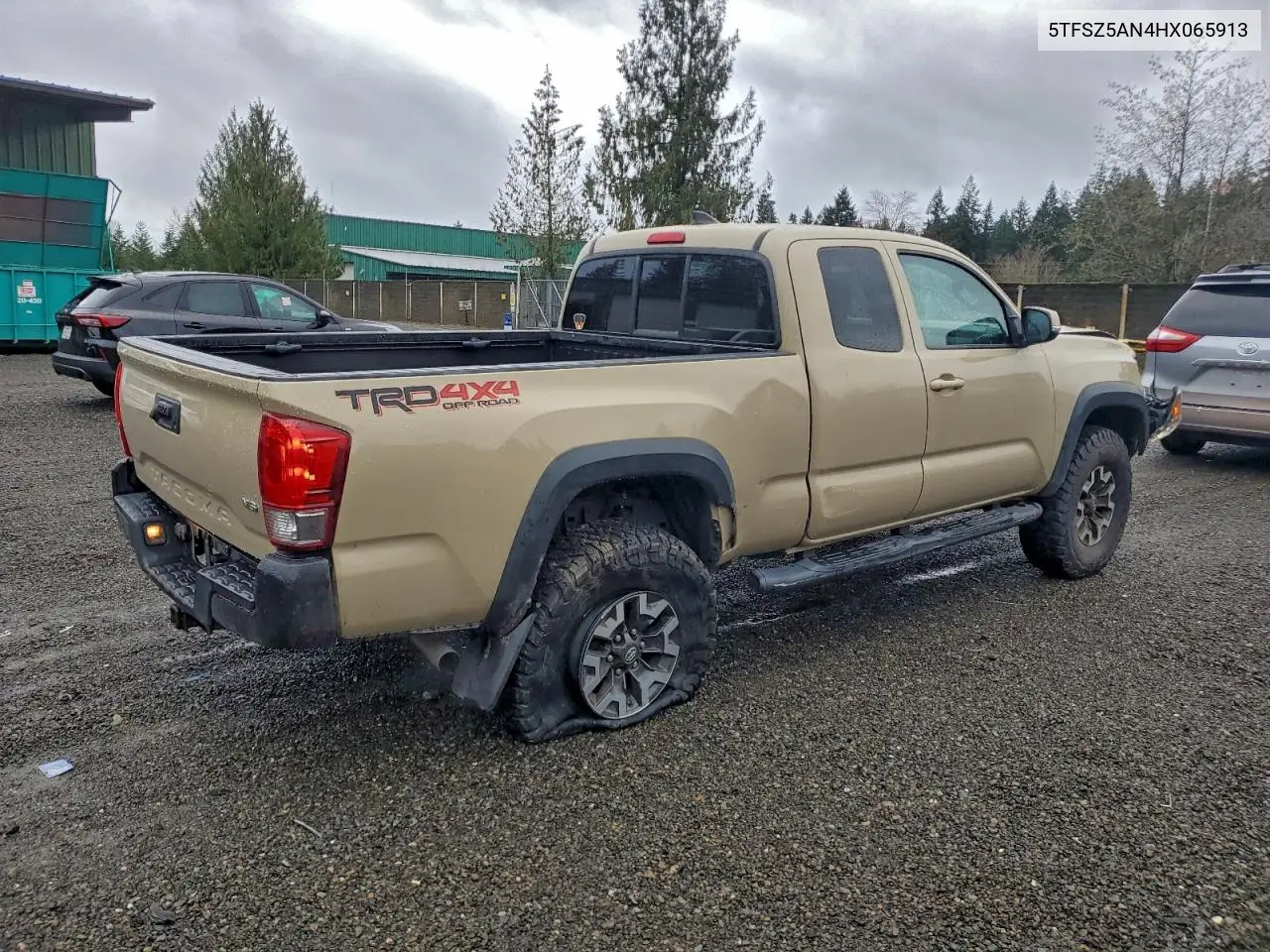 5TFSZ5AN4HX065913 2017 Toyota Tacoma Access Cab