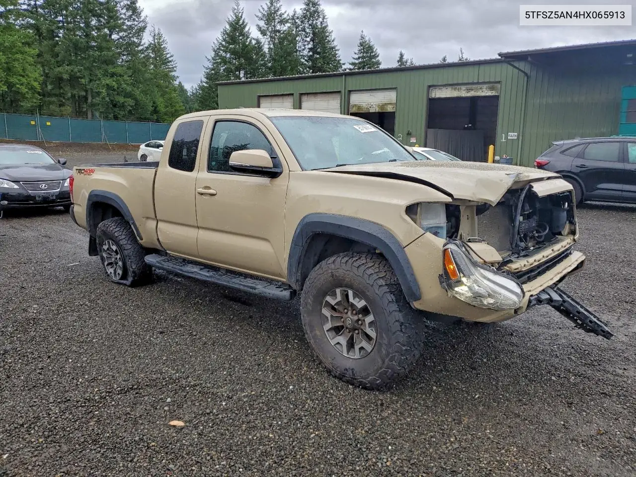 5TFSZ5AN4HX065913 2017 Toyota Tacoma Access Cab