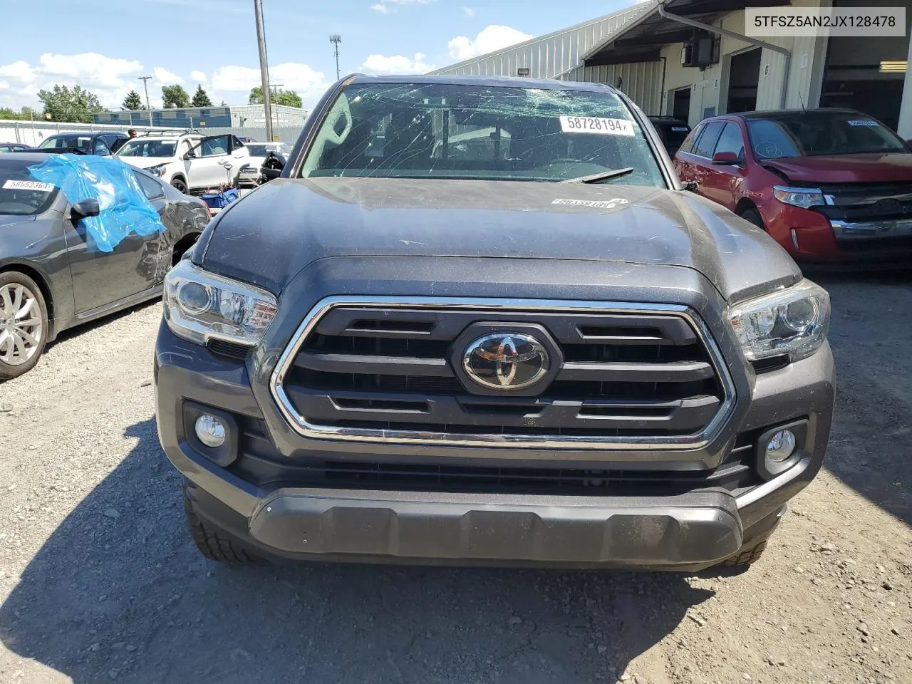 5TFSZ5AN2JX128478 2018 Toyota Tacoma Access Cab