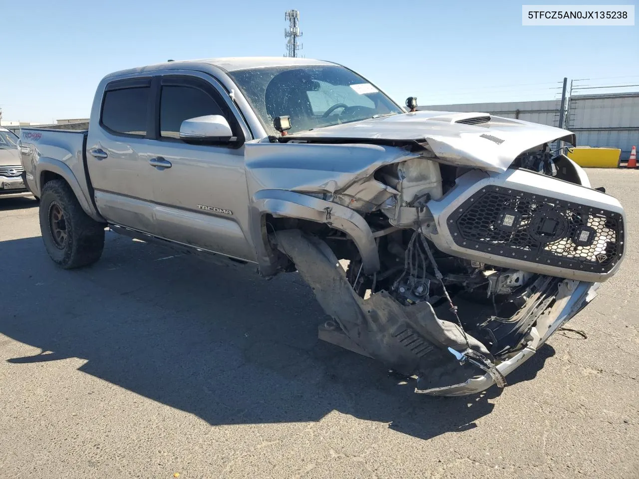 5TFCZ5AN0JX135238 2018 Toyota Tacoma Double Cab