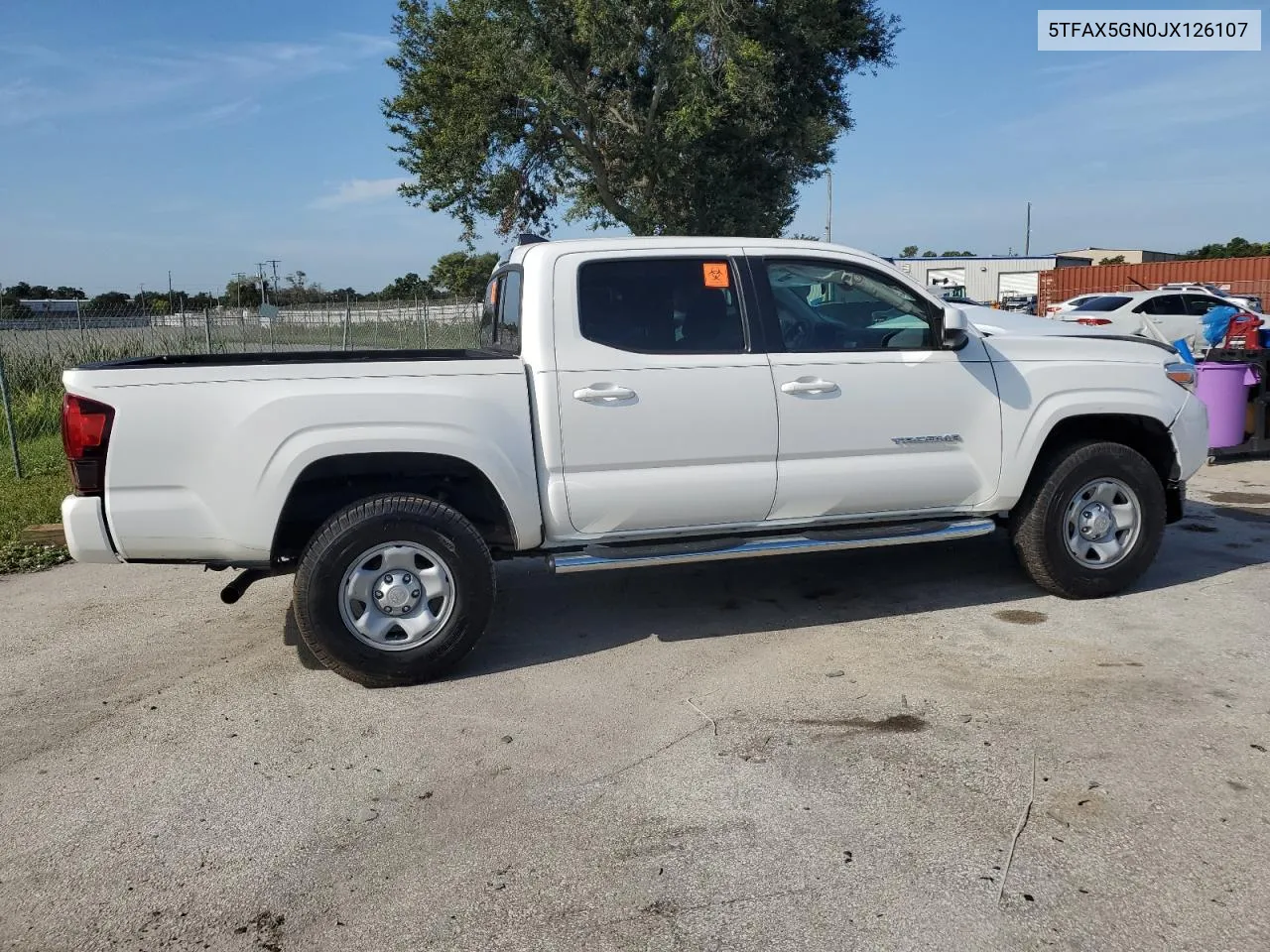 5TFAX5GN0JX126107 2018 Toyota Tacoma Double Cab