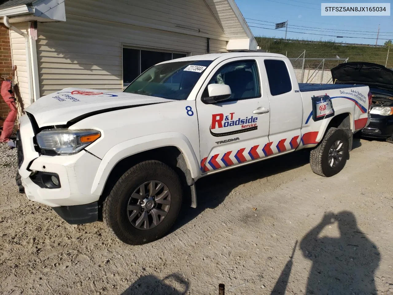 5TFSZ5AN8JX165034 2018 Toyota Tacoma Access Cab