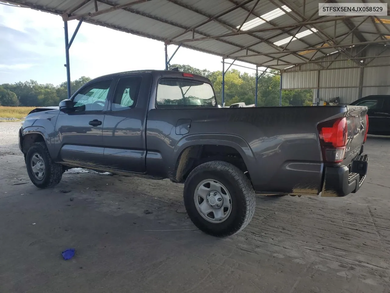 5TFSX5EN4JX058529 2018 Toyota Tacoma Access Cab