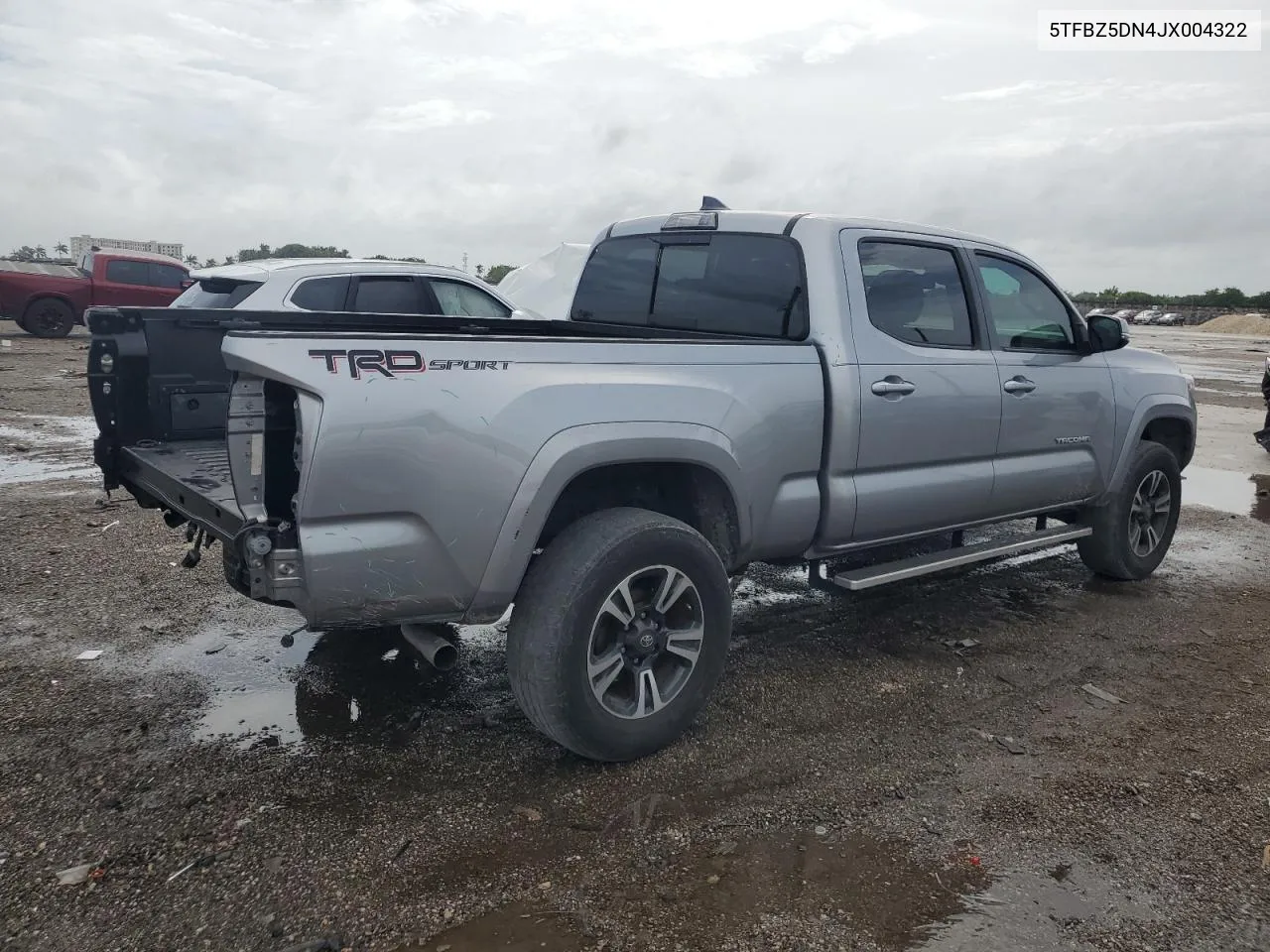 5TFBZ5DN4JX004322 2018 Toyota Tacoma Double Cab