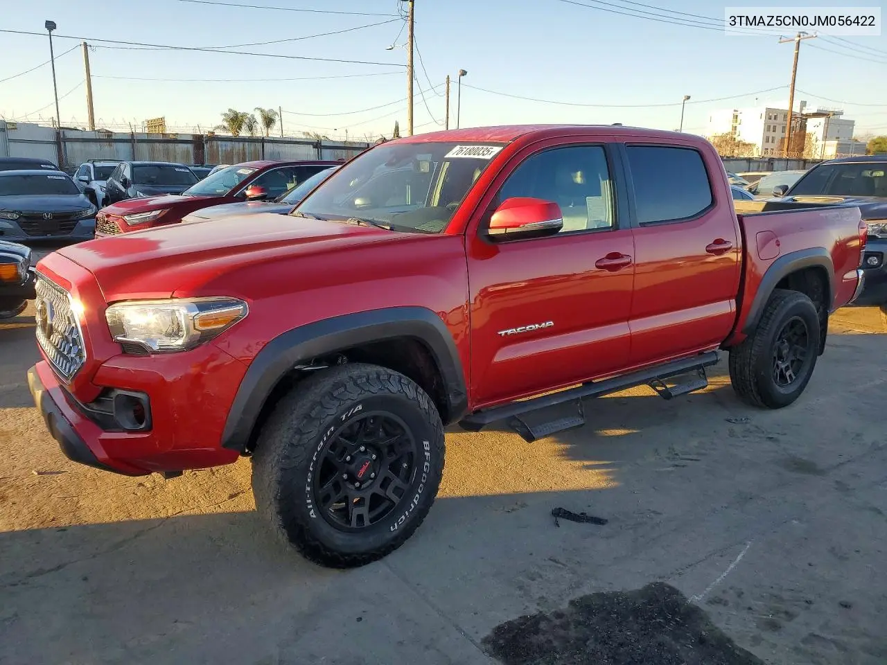3TMAZ5CN0JM056422 2018 Toyota Tacoma Double Cab