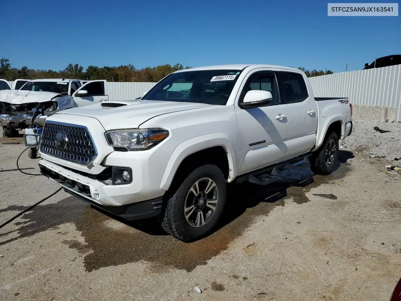 5TFCZ5AN9JX163541 2018 Toyota Tacoma Double Cab