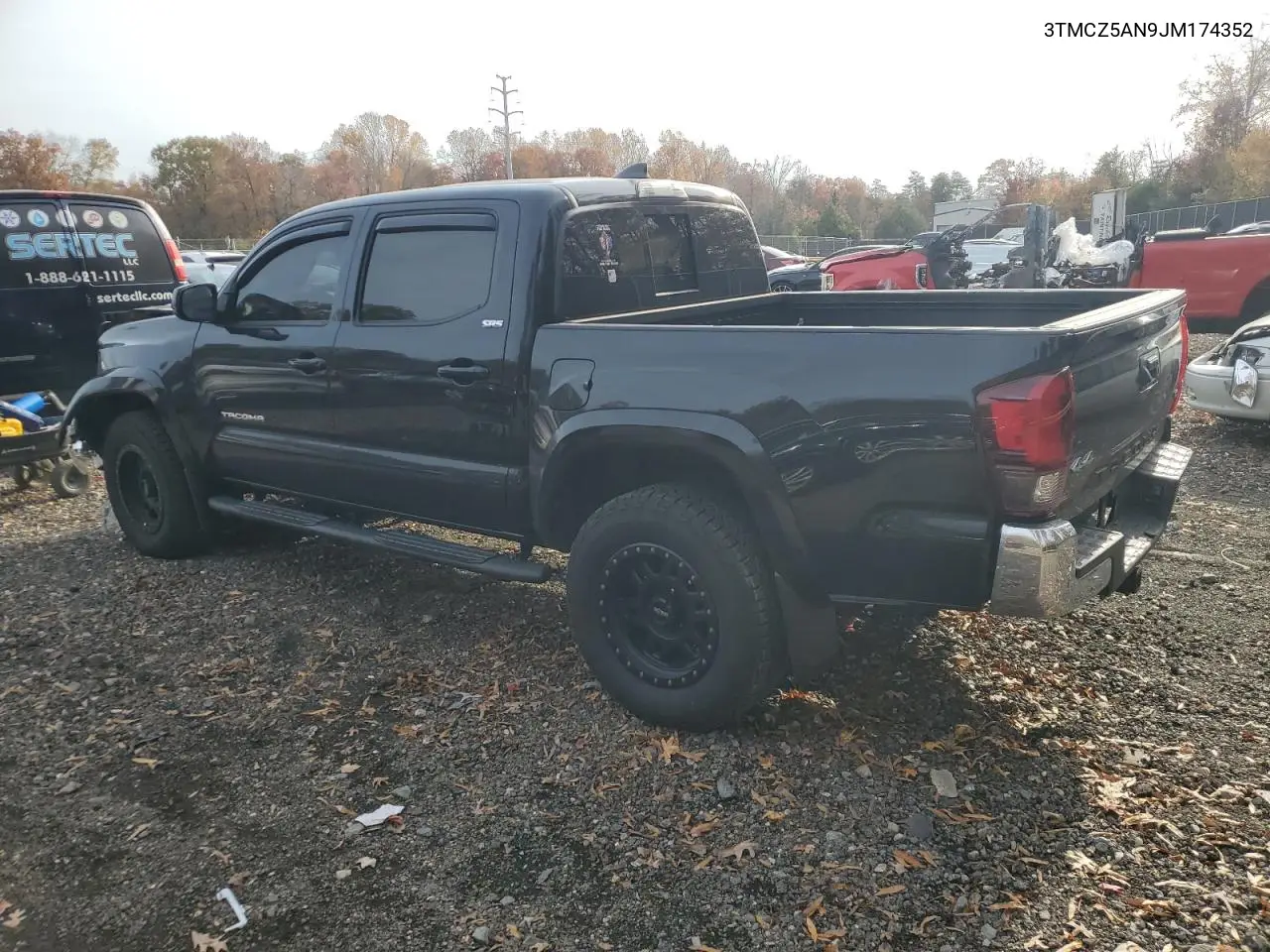 3TMCZ5AN9JM174352 2018 Toyota Tacoma Double Cab