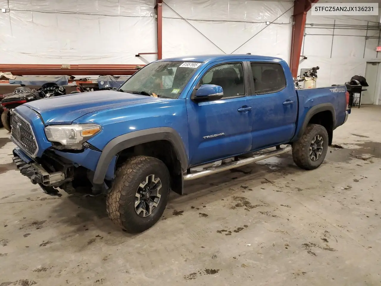5TFCZ5AN2JX136231 2018 Toyota Tacoma Double Cab